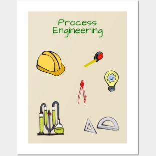 Process engineer Chemical engineering Posters and Art